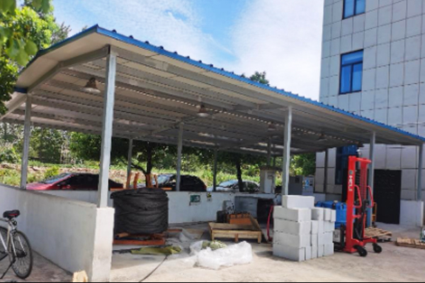 鋼結(jié)構(gòu)材料棚檢測(cè)