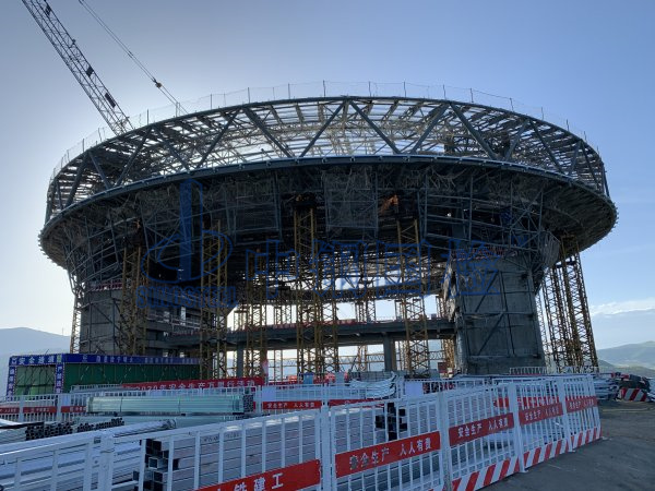 北京冬奧會鋼結構場館檢測現場