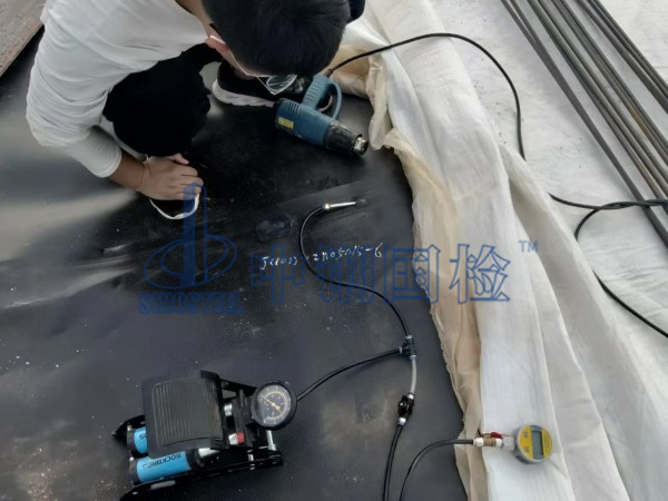 生活垃圾填埋場防滲土工膜現場檢測