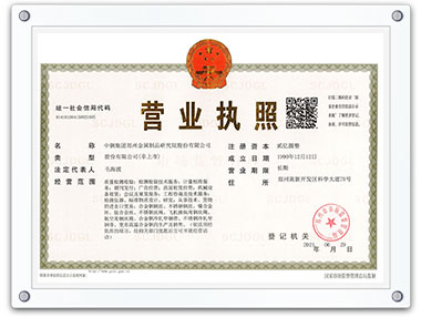 中鋼國檢營業(yè)執(zhí)照